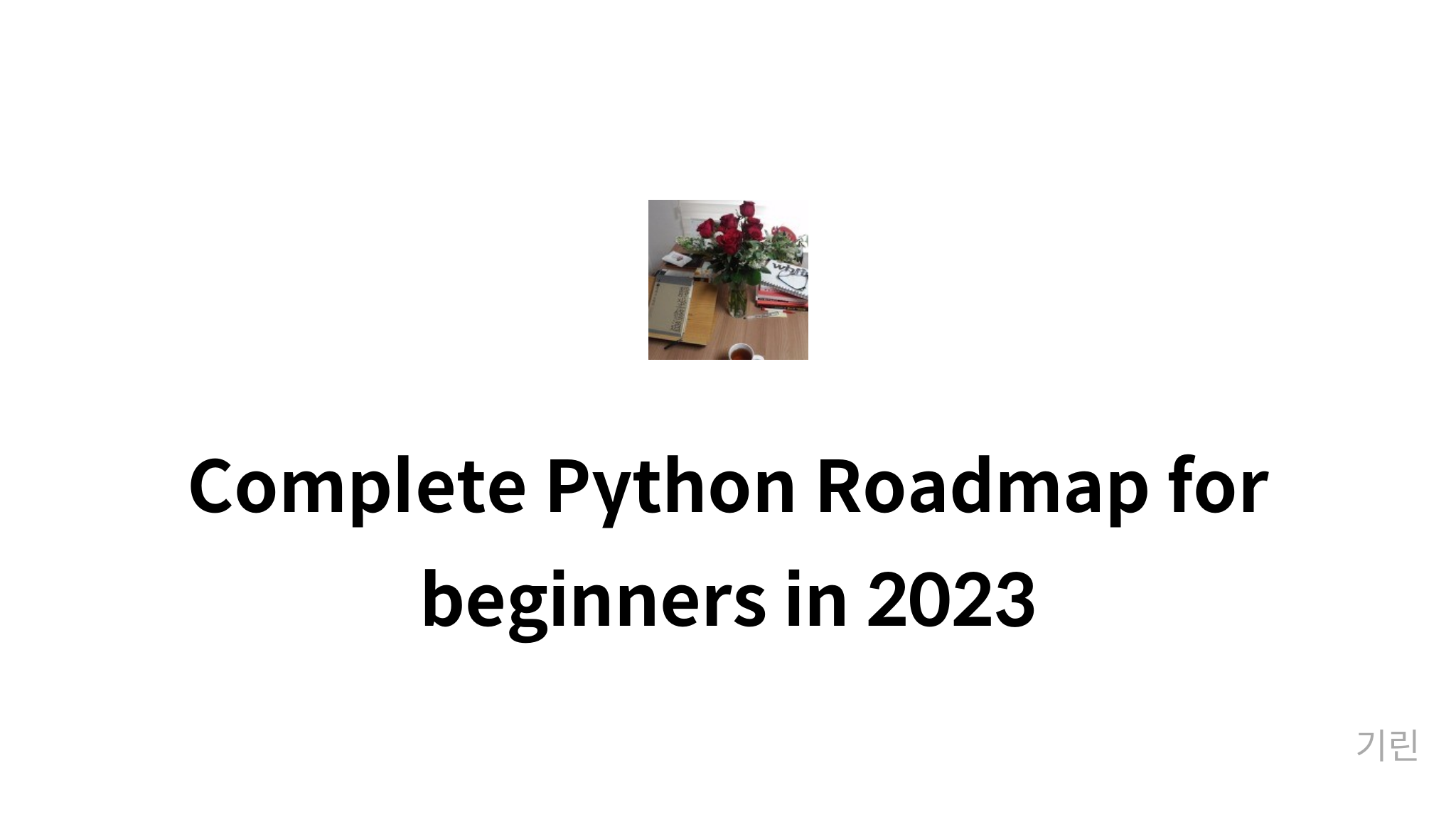 Complete Python Roadmap for beginners in 2023 - mysetting