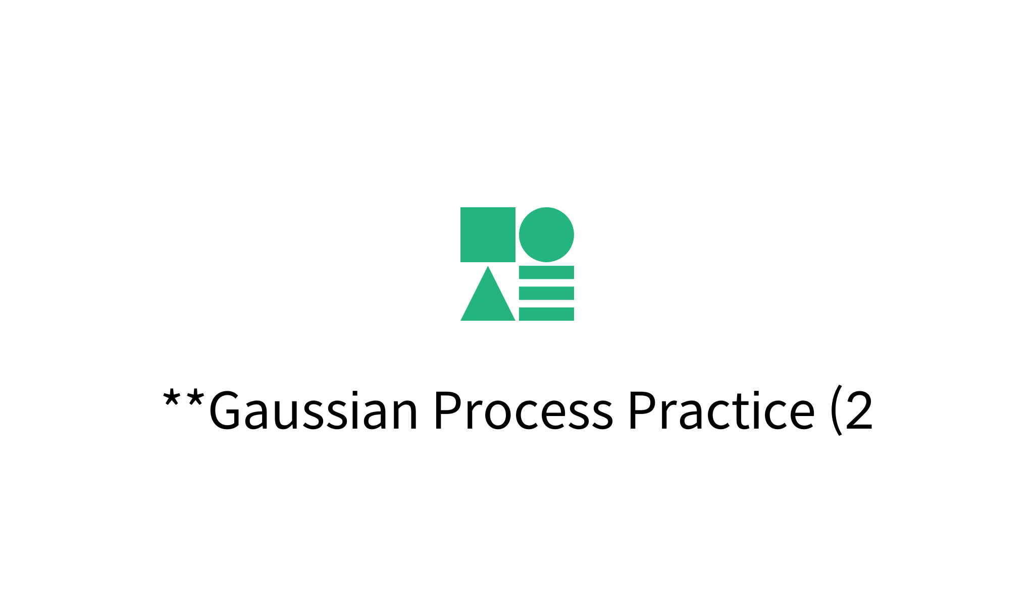 Gaussian Process Practice (2) Kernels - mysetting