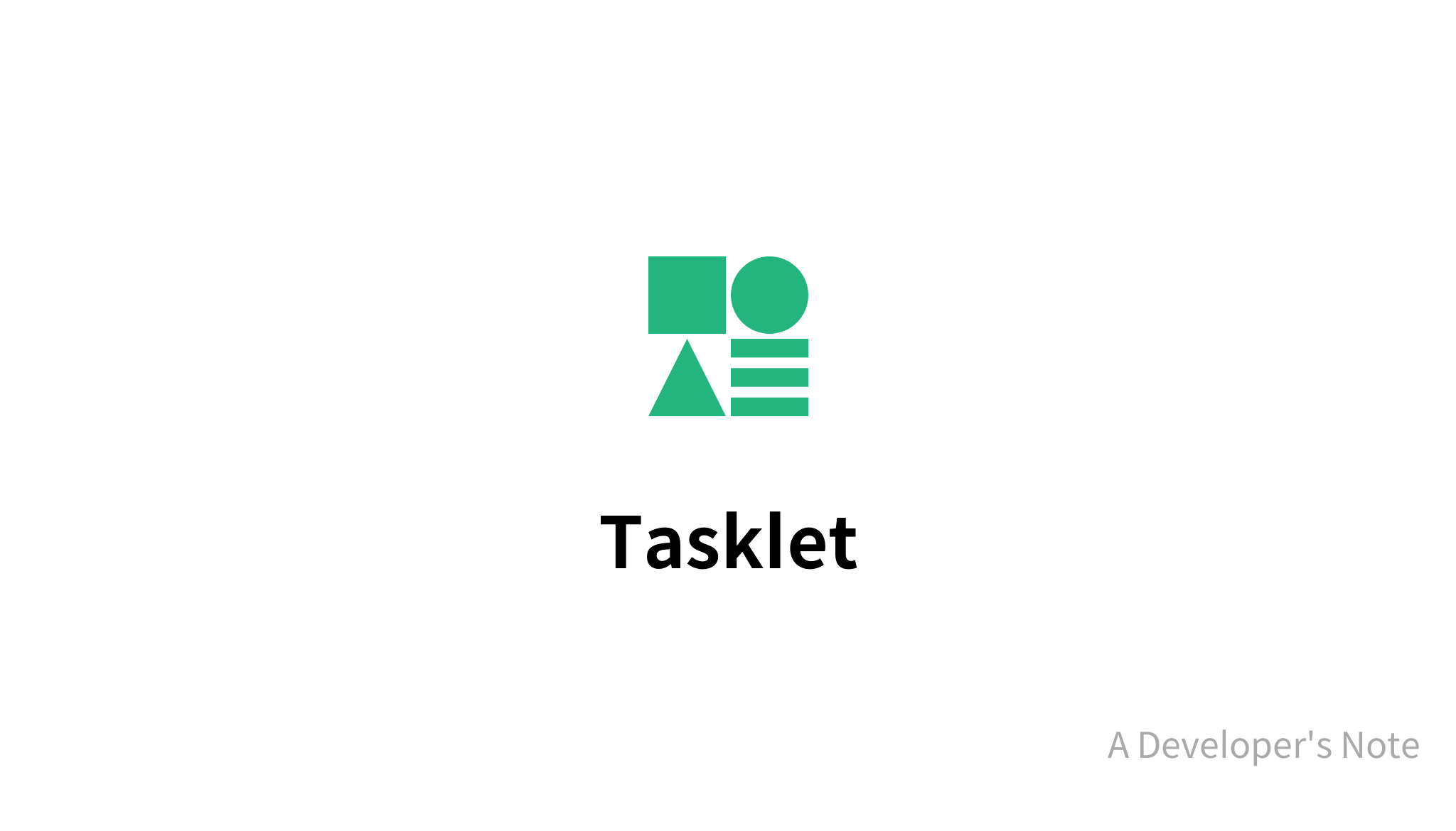 Tasklet - mysetting