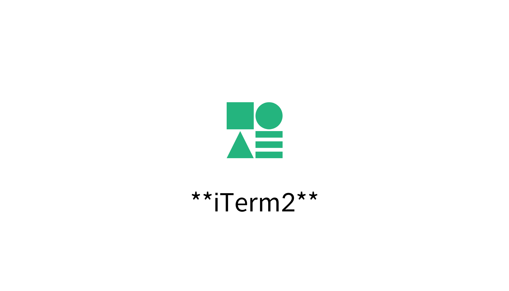 iTerm2 - mysetting